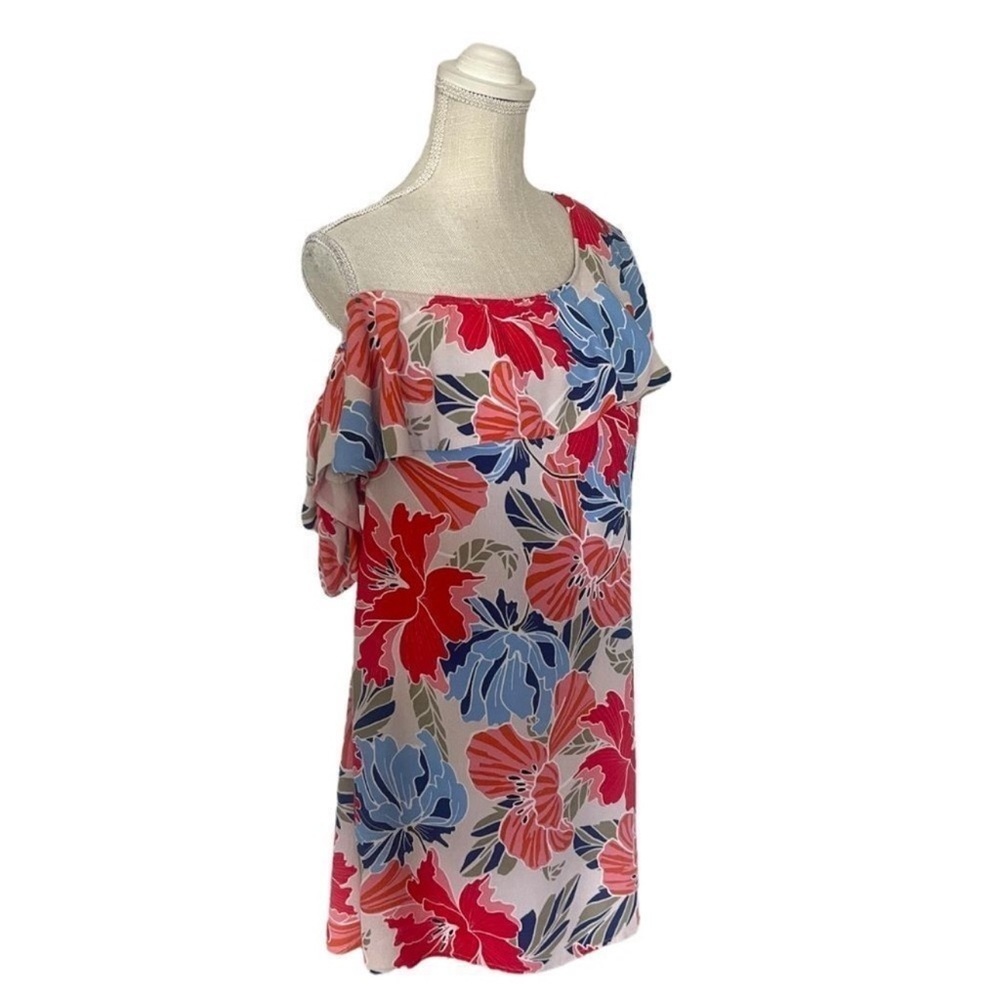 Astr The Label Marisol Floral Ruffle One Shoulder Dress - Picture 9 of 11